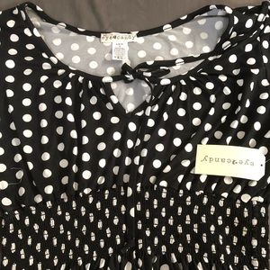 Eye candy ruched blouse